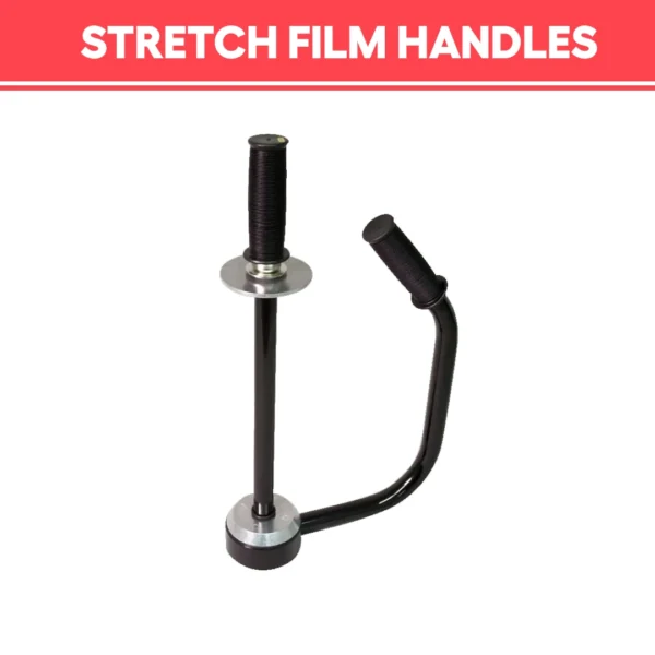 Stretch film handles with stretch wrap roll and stretch wrap dispenser from Anchor Box, ideal for efficient packaging and secure wrapping; find durable stretch film dispensers and stretch wrap handles near you.